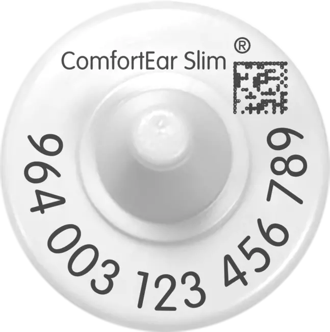 Z-Tag EID ComfortEar RFID Slim 964 HDX Buttons - Tamperproof - Sequential Strips (25/bag)