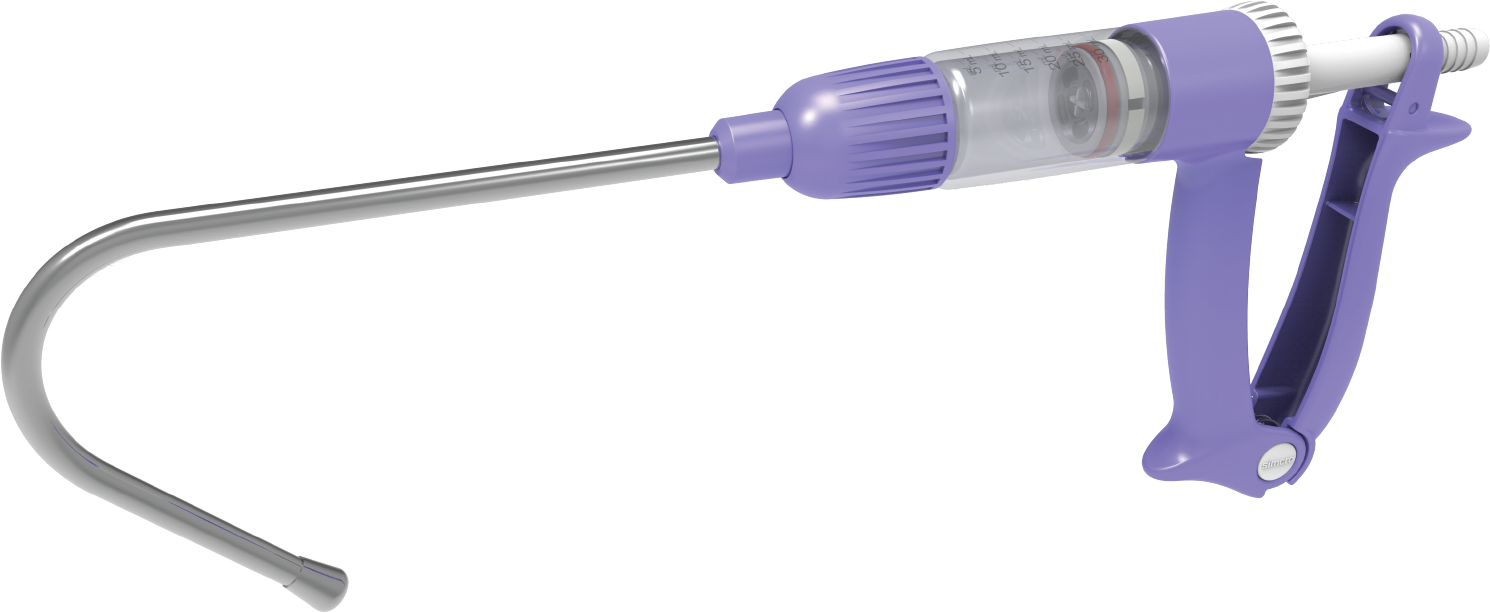 Datamars Syringe Simcro Drencher Oral Injector - 30mL Variable Dose - with Cattle Nozzle