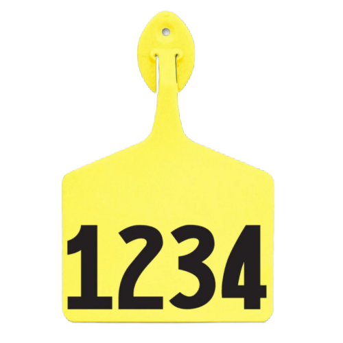 Allflex Feedlot Numbered 1 Side Tag