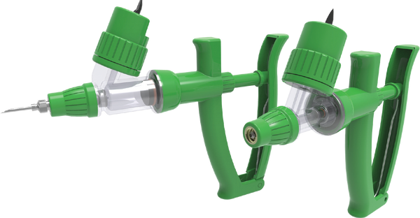 Datamars Syringe Simcro BMV Bottle Mount Injector - with Small Bottle Adapter