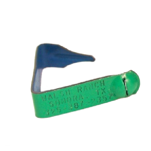 National Band & Tag Bag of Custom Enamel Color Coated Steel Tags - Style #56 Cattle (200/bag)