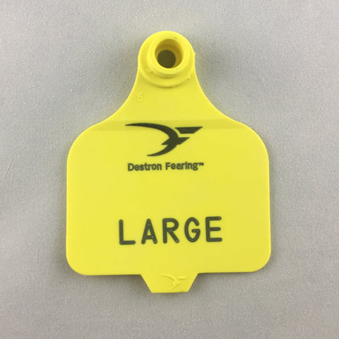 Destron Fearing Duflex Large Numbered 2 Sides Tag With Button