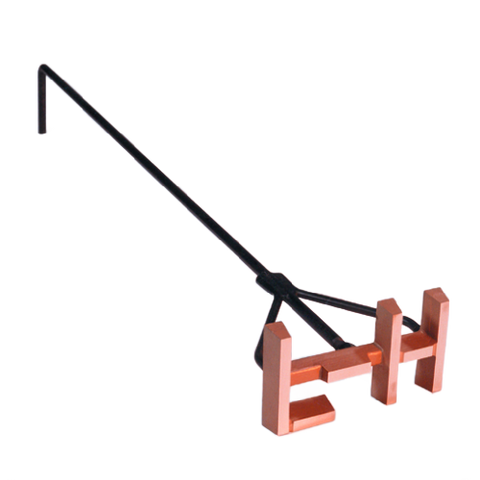 L&H Fire Branding Iron - Brass - 4 Custom Characters