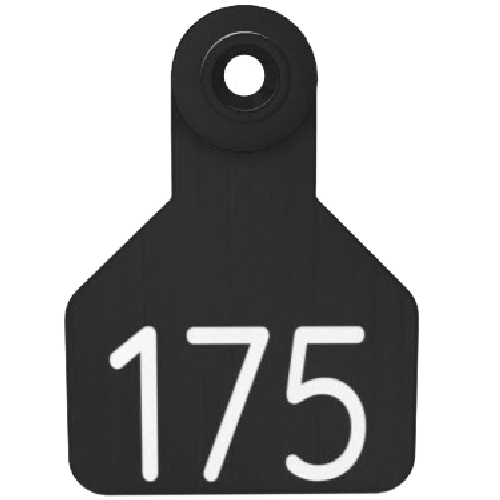 Ritchey Bag of Universal Small Blank Tags With Black Buttons (25/bag)