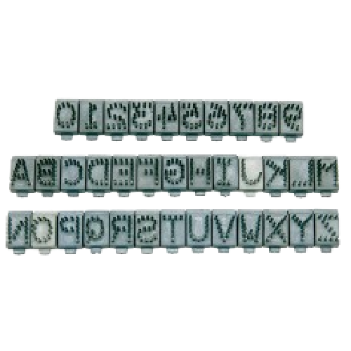 Stone Letter Set A-Z - Small Animal 5/16"