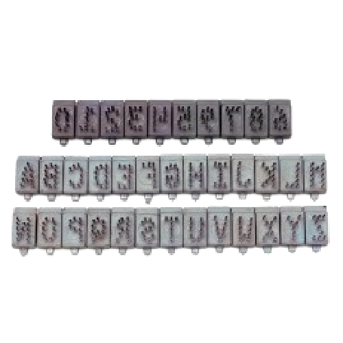 Stone Number Set 0-9 - Small Animal 5/16"