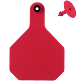 Y-Tex - Dairy Double - 2 AA Large 4* Custom 1 Side Tags With Medium 3* Male Blank Tags - Tamperproof - Matched Set - HDX