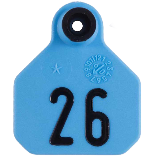 Y-Tex AA Mini 1* Numbered 2 Sides Tag - Female Tag Only