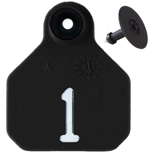 Y-Tex AA Mini 1* Numbered 2 Sides Tag With Button