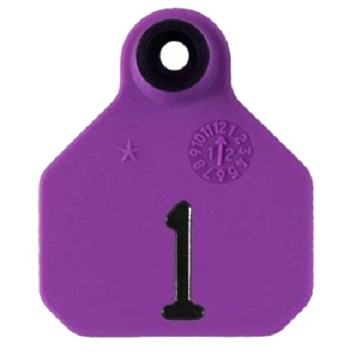 Y-Tex AA Mini 1* Numbered 2 Sides Tag - Female Tag Only