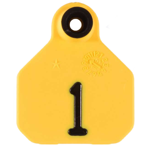 Y-Tex AA Mini 1* Numbered 2 Sides Tag - Female Tag Only