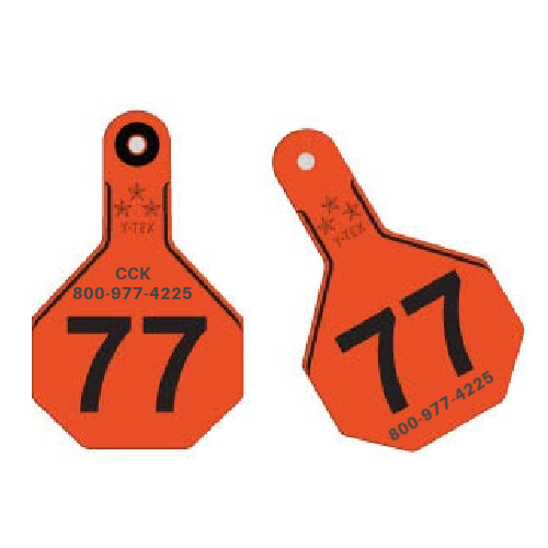 Y-Tex AA Medium 3* Custom 2 Sides Tag - Female Tag Only