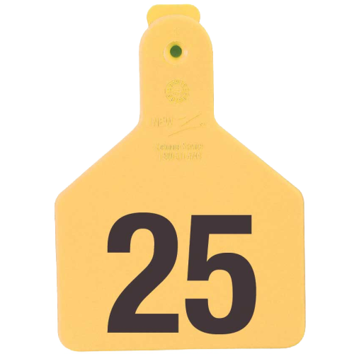 Z-Tag Z1 1-Piece Calf Numbered 1 Side Tag