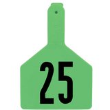 Z-Tag Z1 1-Piece Cow Numbered 1 Side Tag