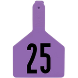 Z-Tag Z1 1-Piece Cow Numbered 1 Side Tag