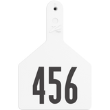 Z-Tag Z1 1-Piece Cow Numbered 1 Side Tag