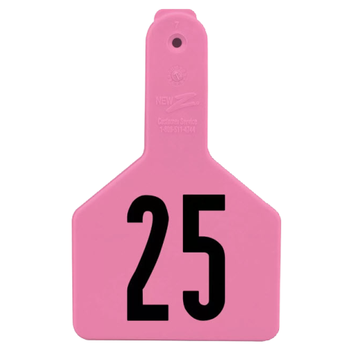 Z-Tag Z1 1-Piece Long Neck Calf Custom 2 Sides Tag