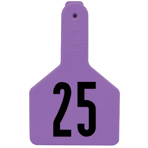 Z-Tag Z1 1-Piece Long Neck Calf Numbered 2 Sides Tag