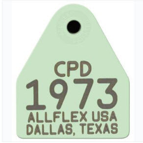 Allflex Global Medium Custom 1 Side Tag - Male Tag Only