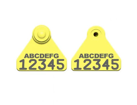 Allflex Global Sheep Mini Custom 1 Side Female Tag with Custom 1 Side Male Tag