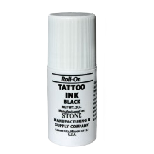 Stone Tattoo Ink - Black - Roll On 2oz