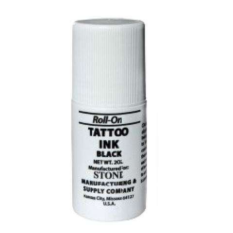 Stone Tattoo Ink - Black - Roll On 2oz