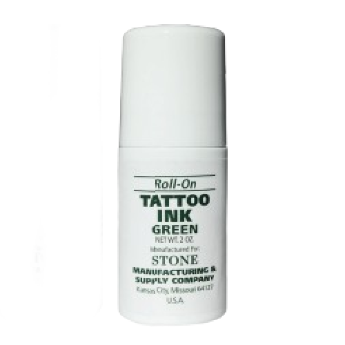 Stone Tattoo Ink - Green - Roll On 2oz