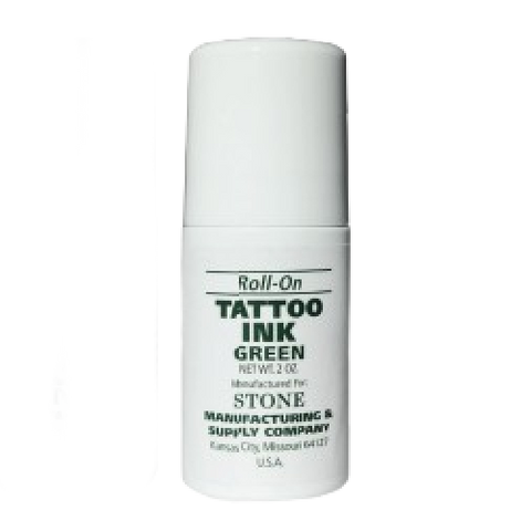 Stone Tattoo Ink - Green - Roll On 2oz