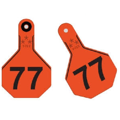 Y-Tex AA Medium 3* Numbered 2 Sides Tag - Female Tag Only